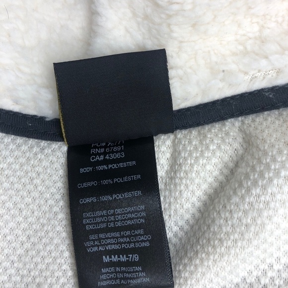 NFL Seattle Seahawks Teddy Sherpa Full Zip White Sweater - Picture 11 of 12